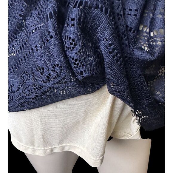 ECI New York Babydoll Lace Whimsigoth Scoop Neck Top Womens Small Y2K - Picture 13 of 13